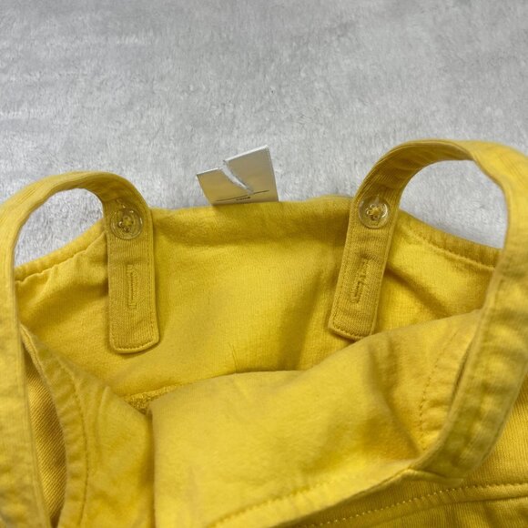Hanna Andersson Easy Romper In Organic French Terry Unisex 85cm US 2 Yellow - Picture 9 of 9